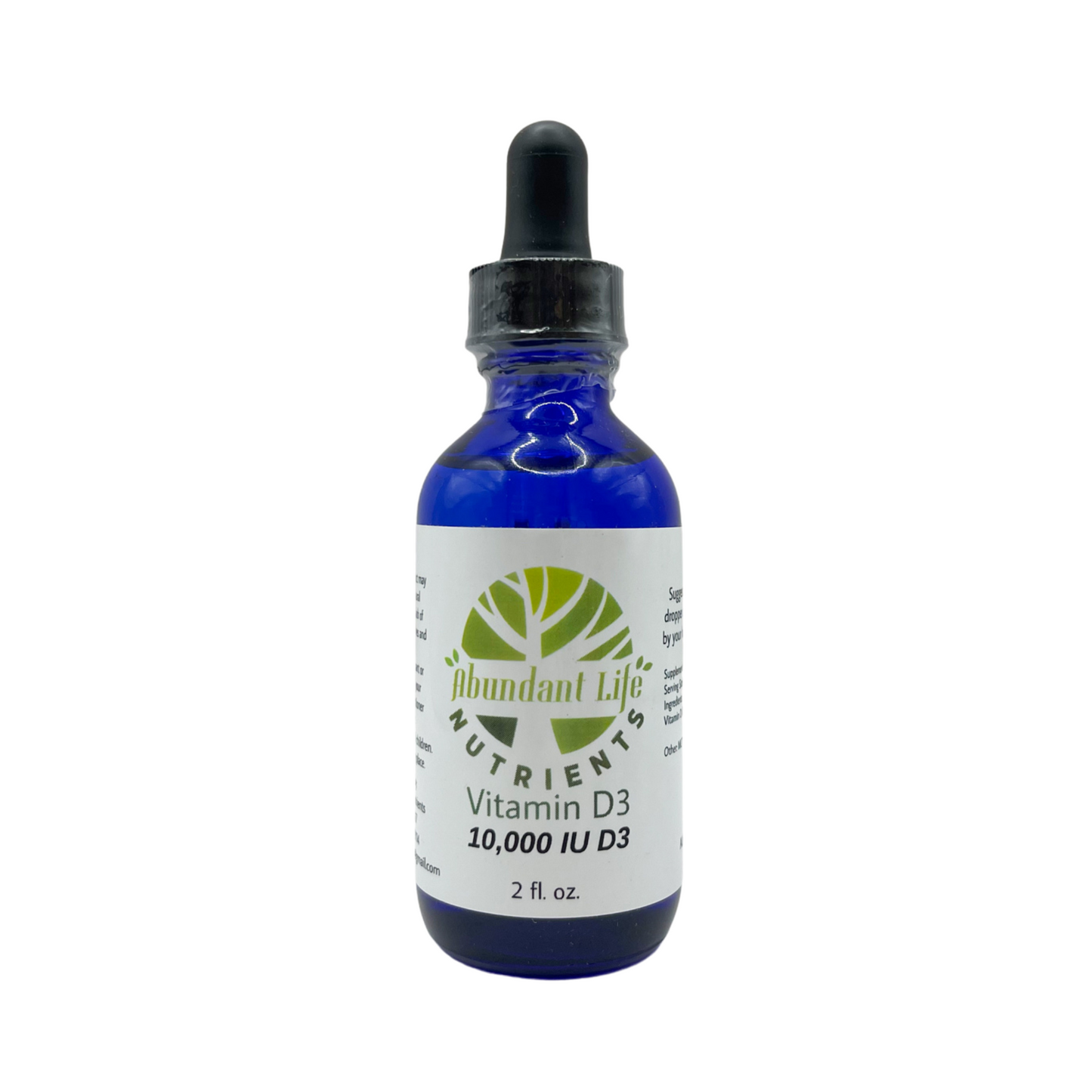 Abundant Life: Vitamin D3 10,000 IU D3 Drops 2oz