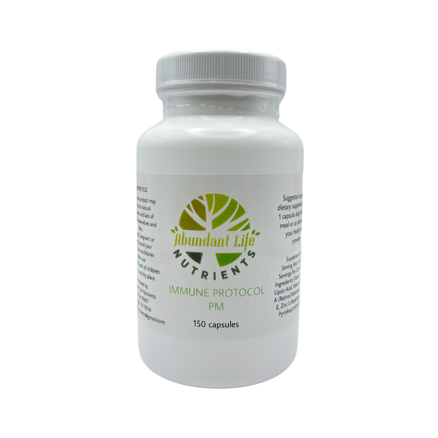 Abundant Life: Immune Protocol PM 150 Capsules