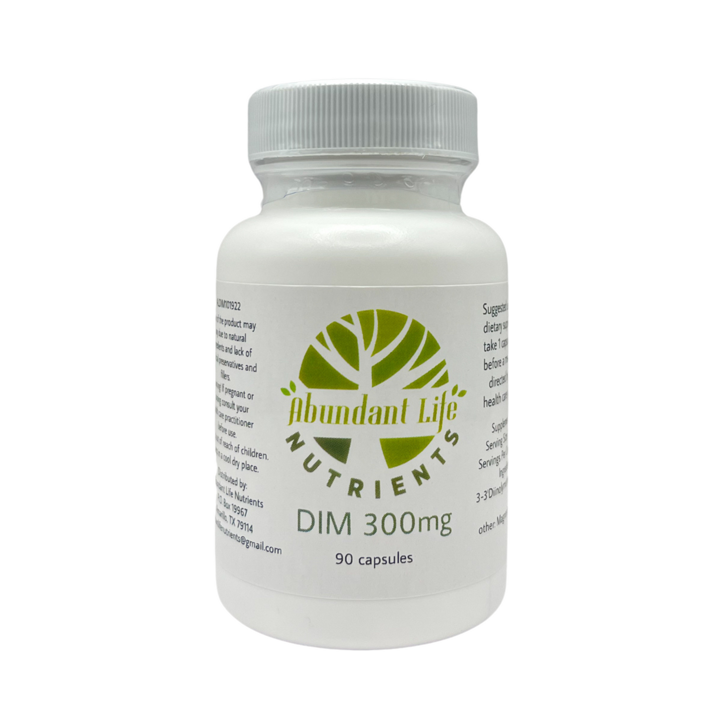 Abundant Life DIM 300mg 60 Capsules