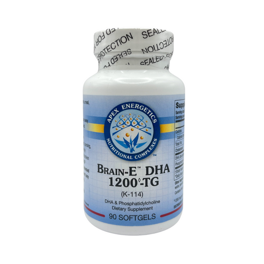 Apex Energetics: Brain-E DHA 1200-TG 90 Softgels