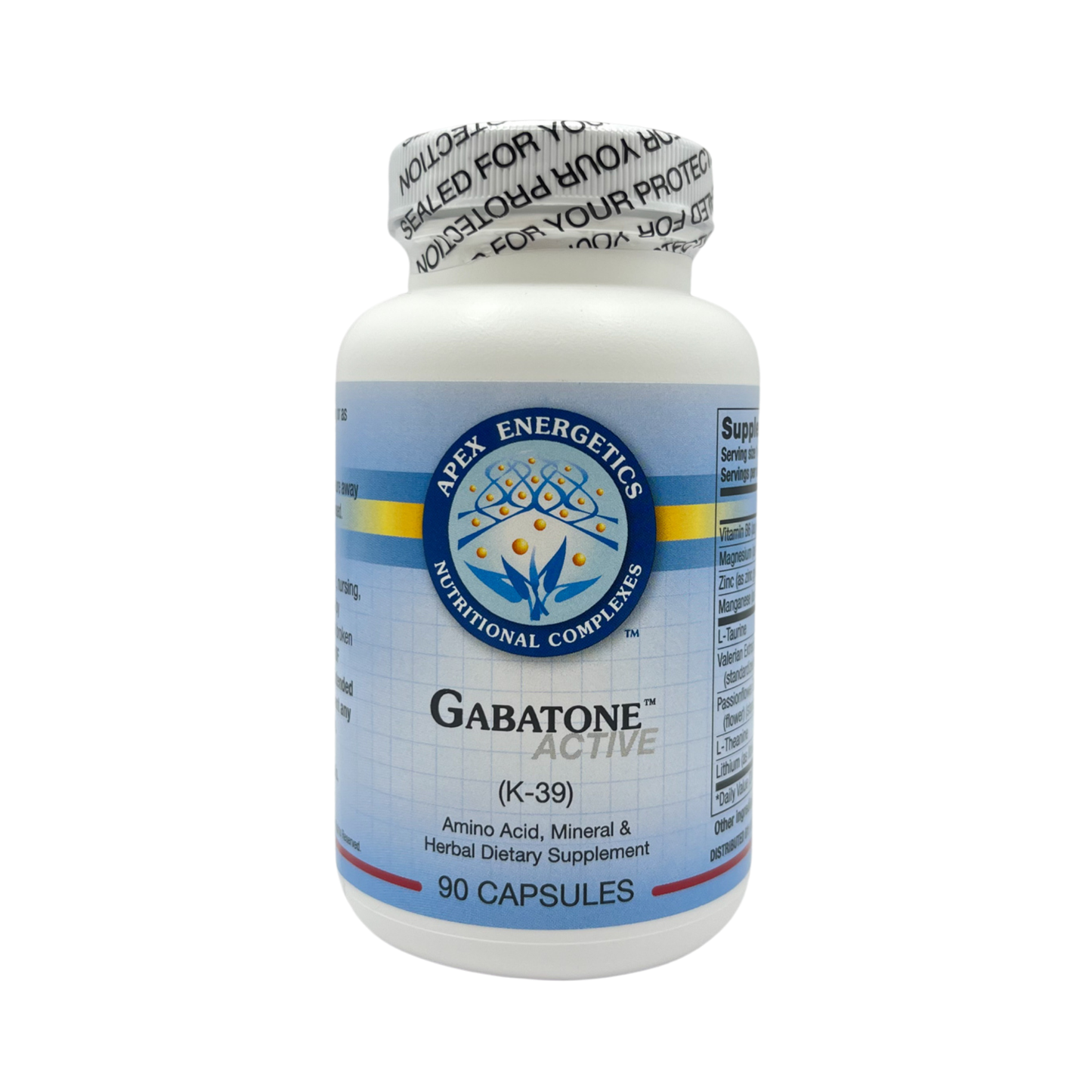 Apex Energetics: Gabatone Active 90 Capsules