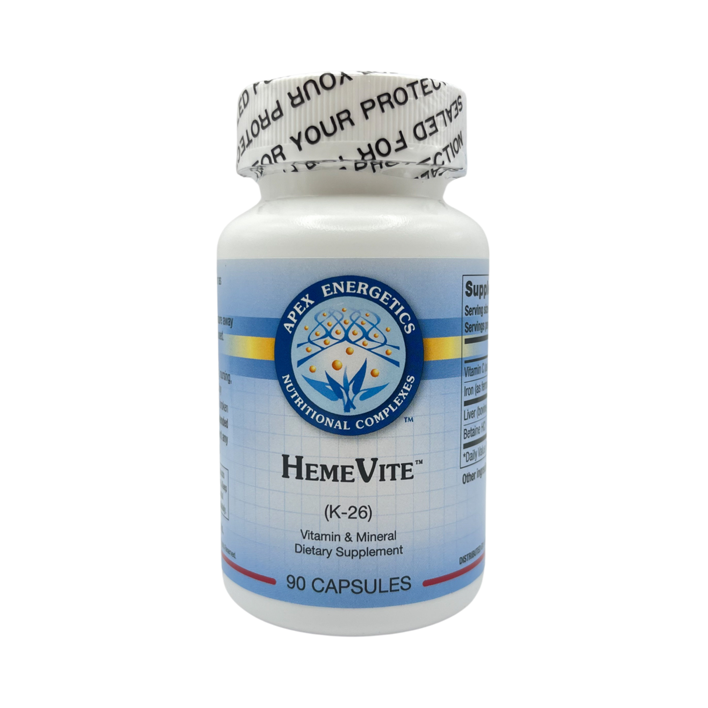 Apex Energetics: HemeVite 90 Capsules