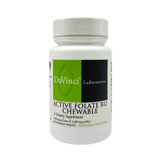 DaVinci Labs Active Folate B12 Chewables 60 tablets