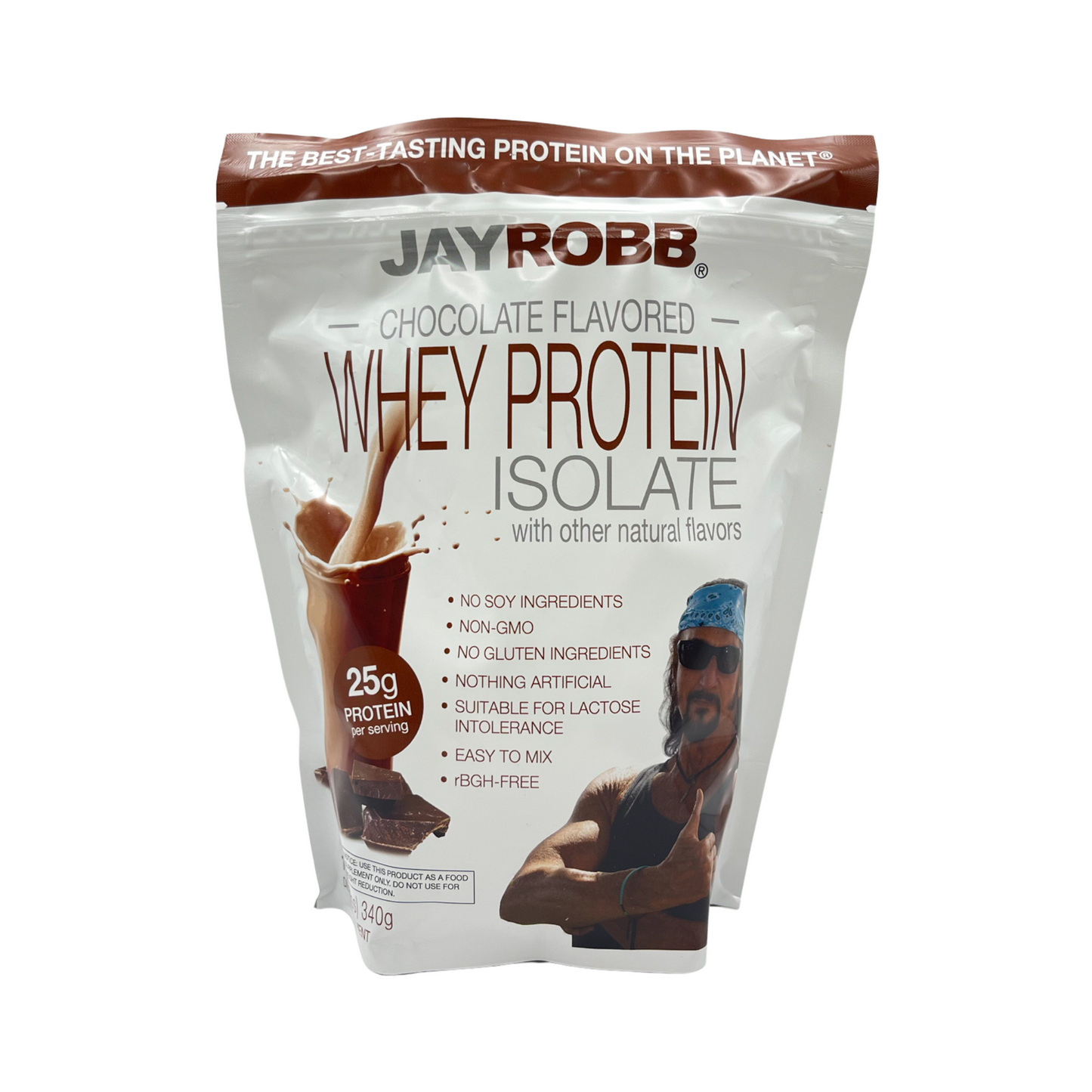 JAYROBB: Whey Protein Isolate Chocolate Flavored 24oz