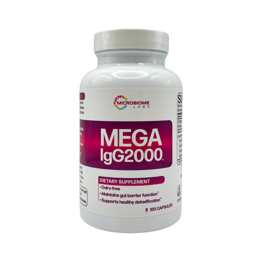 Microbiome Labs: Mega IgG2000 120 Capsules