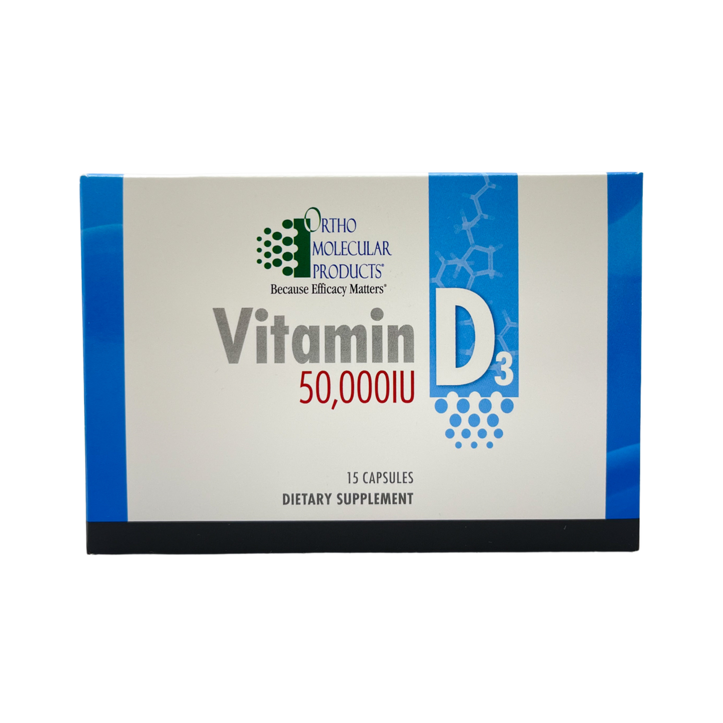 Ortho Molecular: Vitamin D3 50,000 IU 15 Capsules