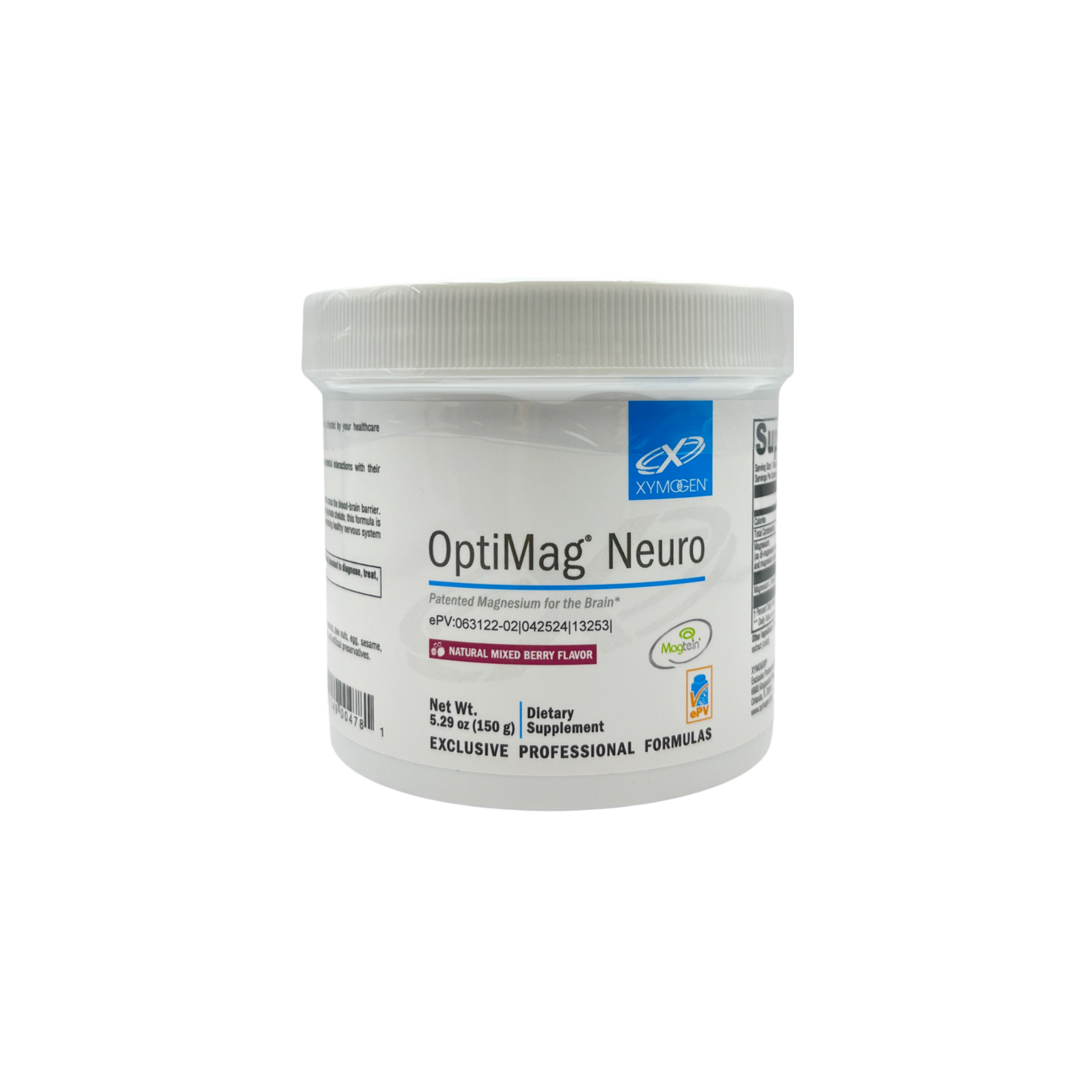 Xymogen: OptiMag Neuro Mixed Berry Flavor 5.29oz – Abundant Life